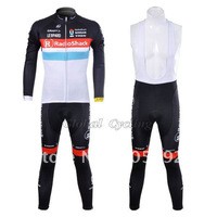 Thermal Fleeced Cycling Wear 112WS : Winter Thermal Cycling Jersey +Winter Cycling Bib Pants 